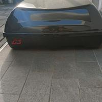 Baule auto con barre comprese