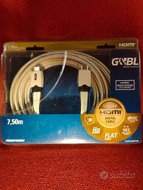 G&BL CAVO DIGITALE FLAT HDMI HIGH SPED 4K MT 7,50