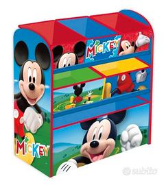 scaffale porta giochi  topolino 