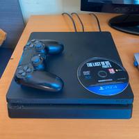 Playstation 4 slim + joystick + The last of Us 2