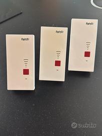 3x FRITZ!Repeater 2400 - Ripetitori WiFi Mesh AVM