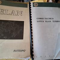 LOTUS *CARTELLO INSEGNA/LIBRI TECNICI IN ITALIANO 