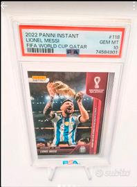 Lion Messi 2022 Qatar PSA 10 panini