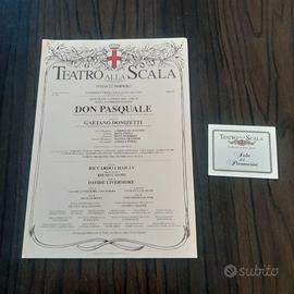 Locandina Don Pasquale Teatro alla Scala