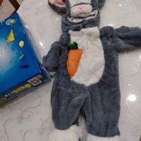 costume di carnevale coniglietto da neonato