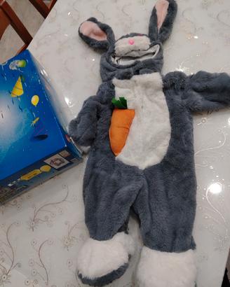 costume di carnevale coniglietto da neonato