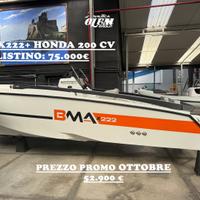 Bma x222+ honda 200cv