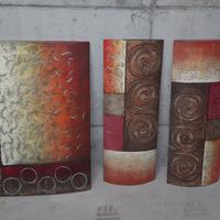 Quadri tempera/olio su legno e tela