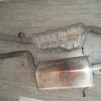 Scarico originale centrale più finale Subaru sti