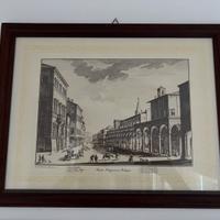 Quadri con stampe Bologna d’epoca