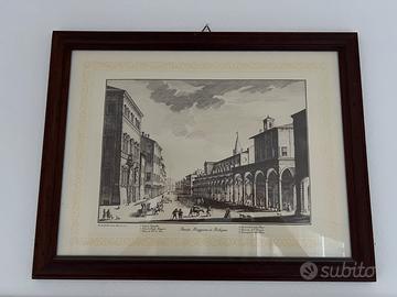 Quadri con stampe Bologna d’epoca