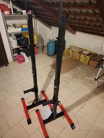 Supporto Bilanciere Rack Multifunzione