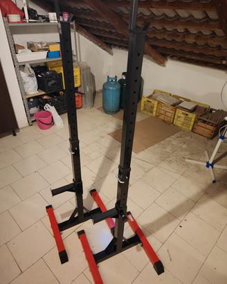Supporto Bilanciere Rack Multifunzione