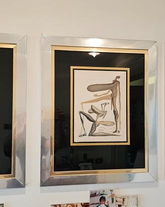 TRITTICO SALVADOR DALI DIVINA COMMEDIA XILOGRAFIA