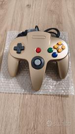Nintendo 64 Controller Gold N64 pal nuovo