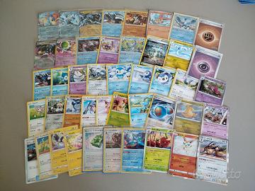 lotto carte Pokemon holo collezione rare giochi