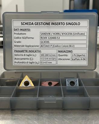 inserti tornio