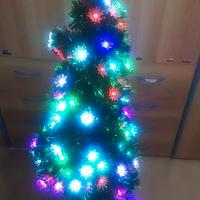 ALBERO DI NATALE ARTIFICIALE CON LUCI