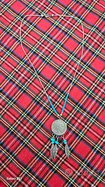 collana argento 925 vintage nativi americani 