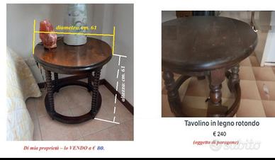 Tavolino tondo