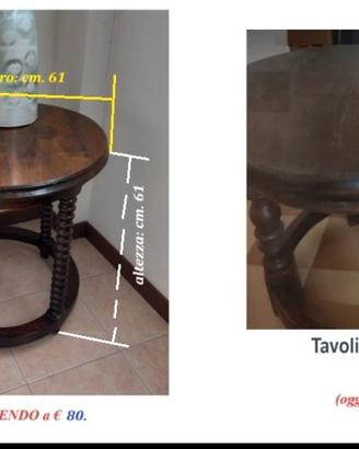 Tavolino tondo