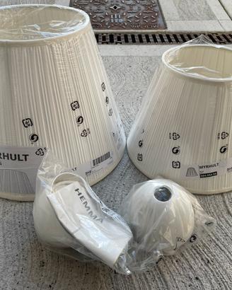 Paralume ikea e attacco
