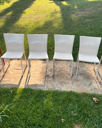 6 sedie in pelle Cattelan