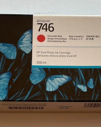 Cartuccia ORIGINALE HP 746 rosso