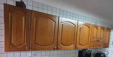 Pensili cucina in legno