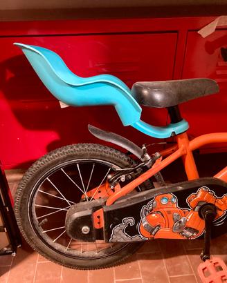 Seggiolino bicicletta per bambole