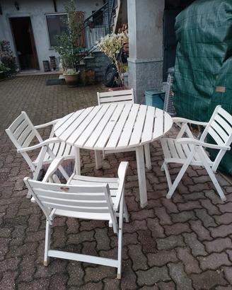 Tavolo da giardino in legno marca EMU