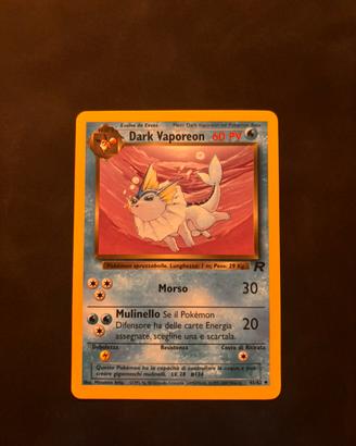 Carta Pokemon - Dark Vaporeon ITA 1999/2000