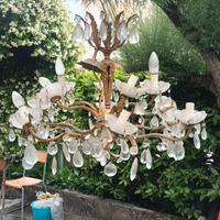 Lampadario in ottone da restaurare