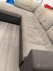 Divano angolare letto contenitore