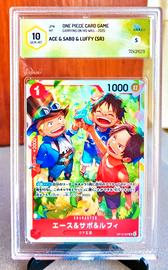 carta graad 10 ace-sabo-luffy SR OP13-007 JAP