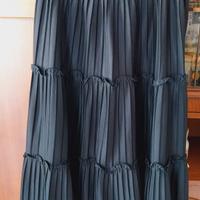 Gonna plessettata Nera tg XS Vintage 