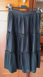 Gonna plessettata Nera tg XS Vintage 