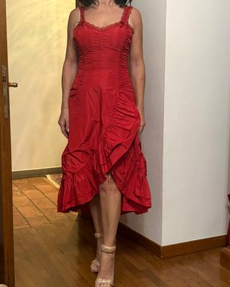 Vestito rosso elegante
