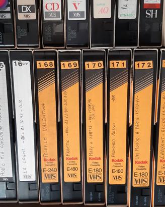 Videocassette VHS anni 1986 1996