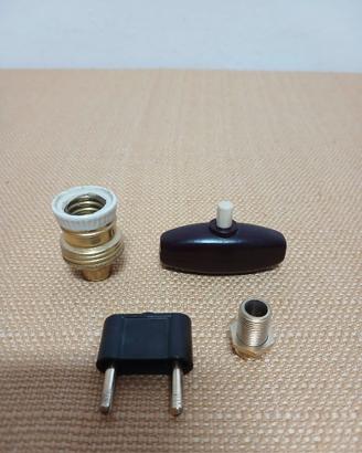 Portalampada vecchio con interruttore