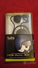 Twiins HF2 Dual 5.0 Auricolari Moto