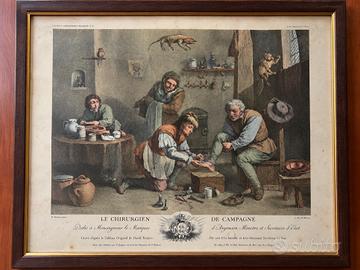 Quadro vintage “Le Chirurgien de Campagne”