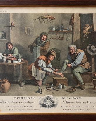 Quadro vintage “Le Chirurgien de Campagne”