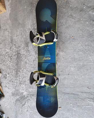 Burton Clash 157w cm Snowboard Wide + Attacchi L