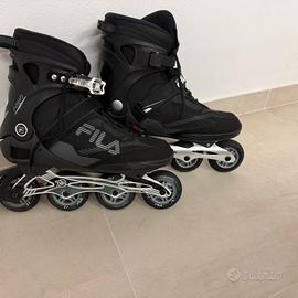 Roller fitness adulto FILA BOND 84 mm nero-oro