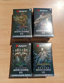 Magic Set 4 Commander Modern Horizons 3 Decks ENG