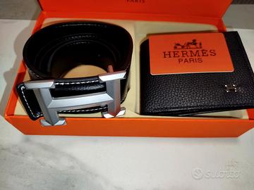 cintura uomo Hermes e portafoglio 