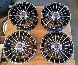 Fiat 500 d'epoca cerchi in lega 4,5"x12" et 25 