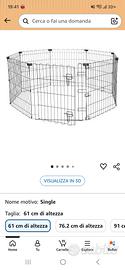 recinto ottagonale cani 