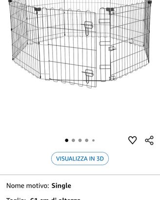 recinto ottagonale cani 